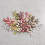 ダイカット＊クラフトパンチの秋色冬色ミックスリーフ