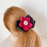 さくらリボン バレッタ ヘアーアクセサリー フォーククリップ バナナクリップ バンスクリップ