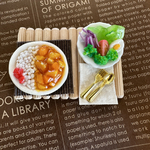 ミニチュアフード　樹脂粘土カレーライスセット