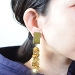 New Scale【レザーピアス/イヤリング】 “khaki”