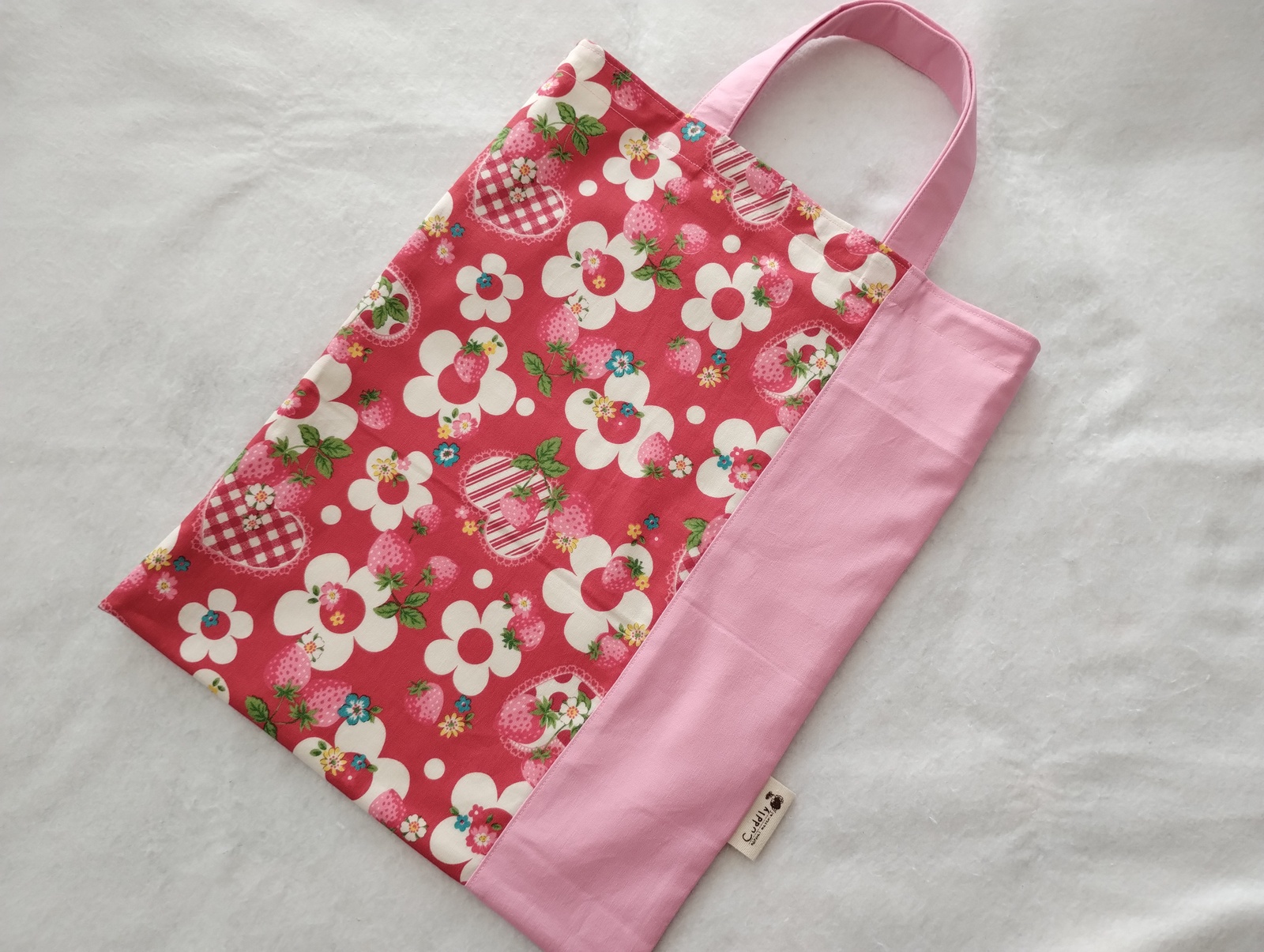 通販生活 ファッション マムエモア ピンク薔薇刺繍 小学校受験