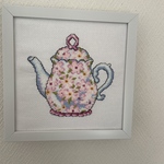 teapot collection🫖part2クロスステッチ刺繍額