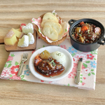 ミニチュア　フランス家庭料理　コック・オ・ヴァン