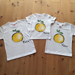 再販‼️手描き ゆずTシャツ