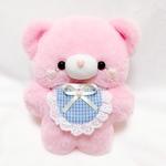 ♡スタイをつけたbabyくまちゃんのぬいぐるみ ピンク♡