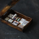 antique　sewing　set 【ｂ】 ミニチュア・ドールハウス