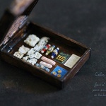 antique　sewing　set 【ｃ】 ミニチュア・ドールハウス