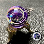 IORIの宇宙玉レジン・並玉　レジンネックレス