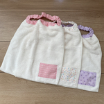タオルエプロン＊女の子柄②3枚セット＊