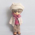 オビツ11 ねんどろいど  春カラーピンク花柄・ワイドパンツセット   