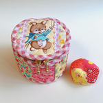 再版【手作りキット】小さなお針箱🌸ソーイングガール☆ハンドメイドキット ☆イエロー 