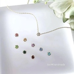 特別価格 ✧* フォロワー様1000人突破キャンペーン  ✴︎ 一粒ビジューネックレス ✴︎ ✧*  14kgfチェーンへの変更可能 【再販×6】