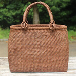 山葡萄 かごバッグ 網代編み やまぶどう ハンドバッグ 着物 籠 山葡萄 籠 バッグ 三行断 編み