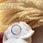  9号【✖︎サイズ調整不可】《silver925&14kgf》 sunrise & moon ring ☽✴︎