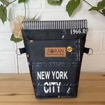 消臭✳︎防水のマナーポーチ★デニムヒッコリー