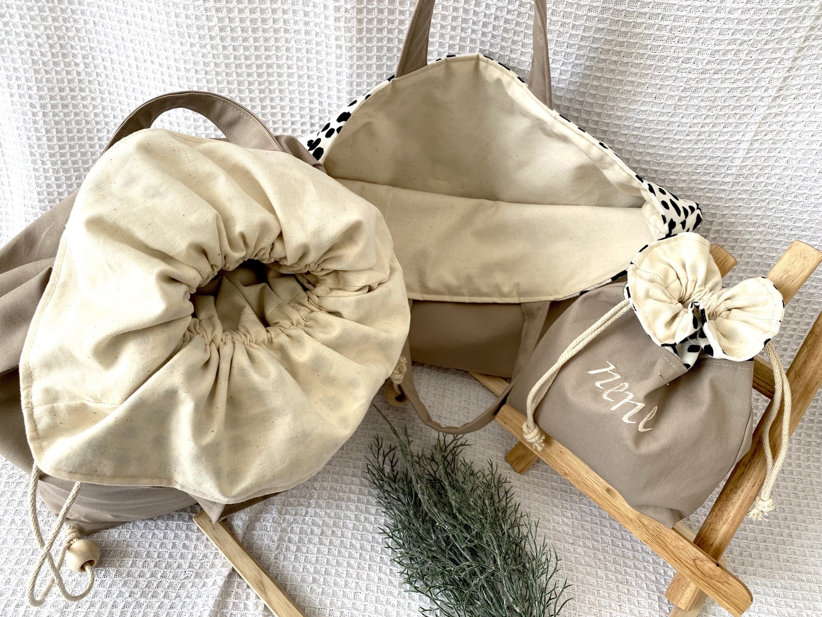 まめ♡【レッスンバッグ/上靴袋/体操着袋】ハンドメイドオーダー まめ♡様専用【レッスンバッグ/上靴袋/体操着袋】ハンドメイド