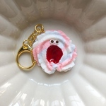 おばけクッキーのキーホルダー　マシュマロカラ