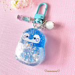 レジン ミニペンギンちゃん ・水色ラメ
