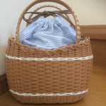 カゴバッグ手持ちレース