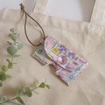 【デビュー記念価格】おでかけポリ袋ポーチ*リバティForgetMeNotsピンクパープル
