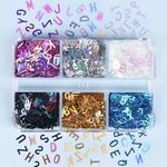アルファベットホログラム🌸6色セット