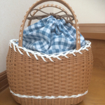カゴバッグ手持ちレース
