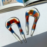 ヘアスティックbigネイビー＆ブラウン