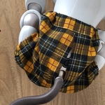 aibo 遊び着パンツ(黄色系タータンチェック)