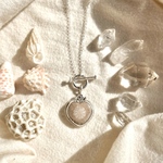 《silver925》fossil coral ❃ flower necklace✴︎