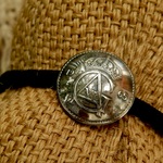 ＃H25　Sweden Coin Hair Elastic