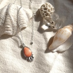 《silver925》spiny oyster shell ❃ flower necklace ✴︎