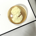 0108VINTAGE accessory カメオ　ブローチ　コスチュームジュエリー　ヴィンテージ  アンティーク  90年代　プレゼント　ギフト　ネックレス　イヤリング　結婚式入学卒業　オケージョン