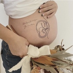 マタニティペイントシール マタニティフォトシール blanco ブランコ マタニティ 妊婦 妊娠 赤ちゃん baby 週数 セルフマタニティフォト ベリーペイントシール セルフマタニティフォトシール 