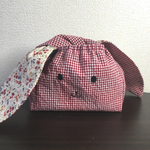 たれ耳うさぎのお弁当袋