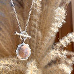 《silver925》like the full moon ○ cantera opal necklace ❃  