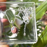 《silver925》blue & rainbow＊ cantera opal necklace ❃  