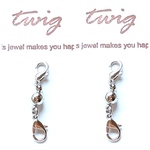 101 シルバー2点　マグネット留め具　ネックレス　ワンタッチ　便利グッズ　日本製　国産　新品　銀　磁石ブレスレット　磁石ネックレス　マグネットクラスプ　ネックレス留め具　マグネット留具　使いやすい