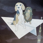G様【ご購入用】専用ページ ビーグル犬 と ダックス の壁掛けイラスト③ 原画 アート 絵画