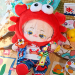 20cmぬいぐるみ服/ぬいぐるみかにコスセット/5点