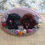 koronnさま専用ページ (うちの子刺繍ブローチ)