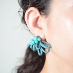 Sucre【レザーピアス】“turquoise”
