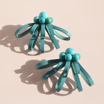 Sucre【レザーピアス】“turquoise”