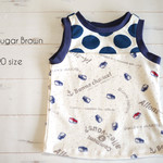 男の子のタンクトップ dot×car 90size