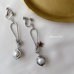 silver淡水パールピアスorイヤリング♡