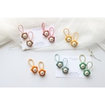 NEW🤍マットカラー🧁mini flower hair tie ベビーヘアゴム　キッズヘアゴム　ベビーヘアアクセサリー　キッズヘアアクセサリー　ミニゴム