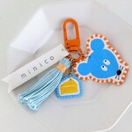 【名入れ】きょとんネズミのキーホルダー
