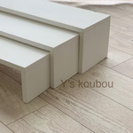 ＜h-m-satoto様＞専用<抗菌塗料仕様>【オーダー製作】３段ステージディスプレイ　折り畳み式　什器　　