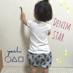 再販×9☆☆Denim STAR☆☆カボチャパンツ