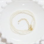 *K14GF***N06-1 高品質極小淡水パールAAA☆ネックレス(39cm)