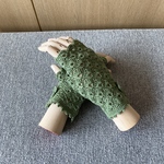 「予約」シルクコットンの指なし手袋